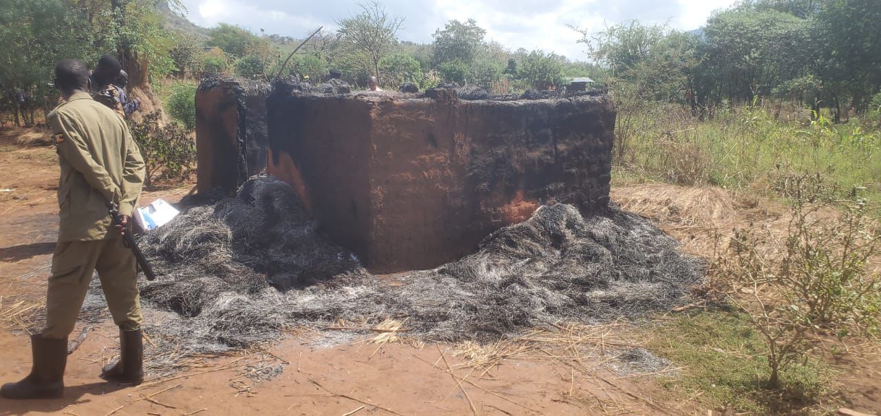 Napak Father Michael Otyang Burns Three Children Alive, Now on the Run