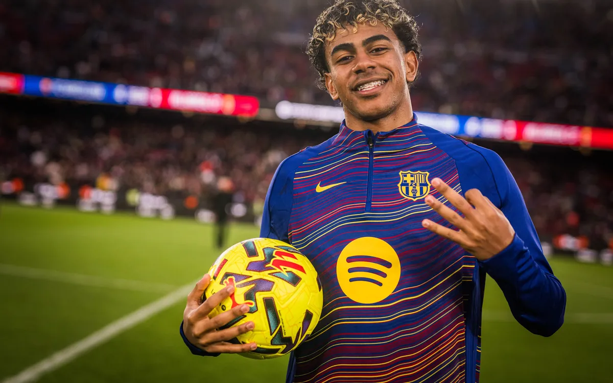 Lamine Yamal Nets First Career Hat-Trick in Barcelona’s 4-1 Win Over Villarreal